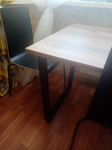 Деревянный стол Лота Лофт 120x75 дуб крафт табачный / черный матовый фото покупателя 986