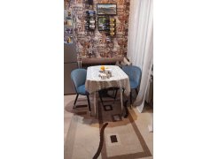 Стул на металлокаркасе Gabi blue / black фото покупателя 280