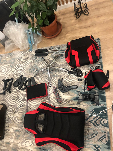 Компьютерное кресло Kano 1 red / black фото покупателя 109