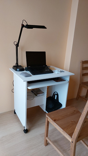 Стол компьютерный КСТ-10.1 бетон фото покупателя 24