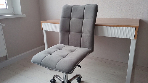 Компьютерное кресло One/Ван флок молочный 4 фото покупателя 85