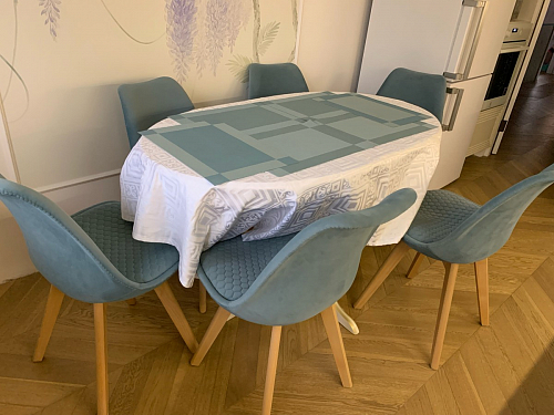 Стул Bonuss blue / wooden legs фото покупателя 122