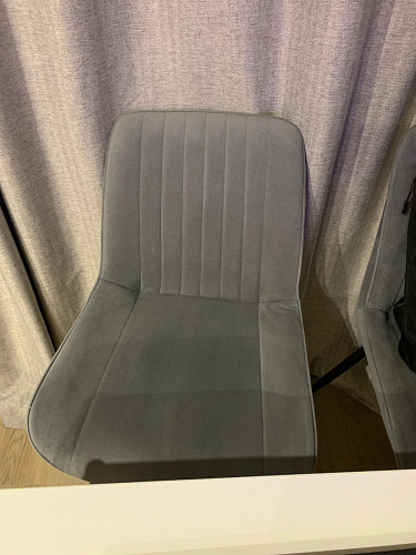 Стул на металлокаркасе Седа 360 К латте (velutto 08) / белый фото покупателя 303