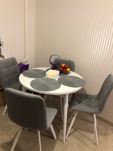 Комплект стульев Форт 4 шт темно-серый / черный фото покупателя 123