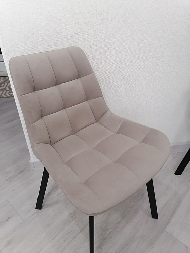 Стул на металлокаркасе Челси К бирюзовый / черный фото покупателя 8