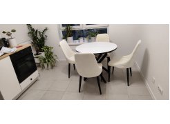 Стул на металлокаркасе Kora green / black фото покупателя 300