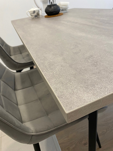 Стол Тринити Лофт 120 32 мм дуб галифакс табако / черный матовый фото покупателя 161