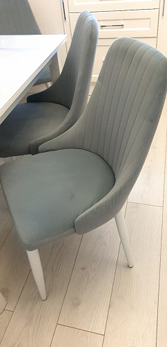 Стул на металлокаркасе Kora light purple / black фото покупателя 206