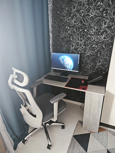 Письменный стол Битти Лофт 116х60х75 креатель / черный матовый фото покупателя 66