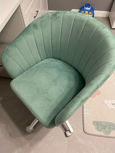 Компьютерное кресло Тибо confetti chocolate / белый фото покупателя 82