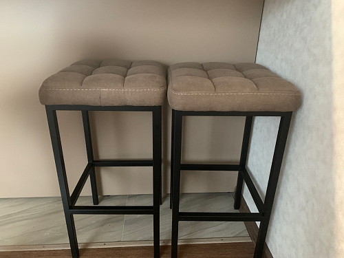 Барный стул Лофт линкольн белый / белый матовый фото покупателя 218