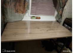 Стол Лота Лофт 120 25 мм сабия / черный матовый фото покупателя 447