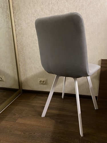 Стул на металлокаркасе Чилли зеленый / черный фото покупателя 656