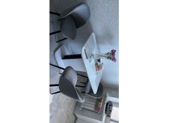 Стул на металлокаркасе Gabi 1 gray / black фото покупателя 740