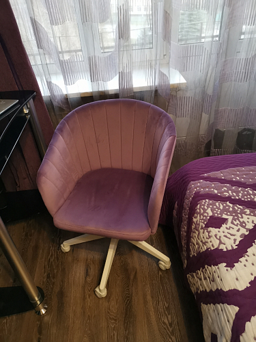 Компьютерное кресло Тибо светло-коричневый / белый фото покупателя 74