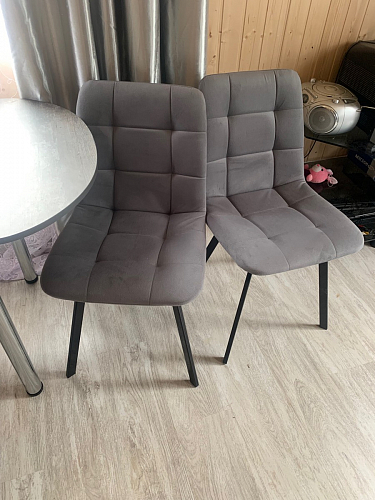 Комплект стульев Чилли 2 шт бежевый / черный фото покупателя 542