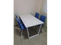 Стул на металлокаркасе Чилли горчичный / белый фото покупателя 524