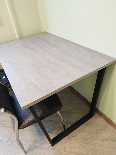 Стол раскладной Лота Лофт 120 25 мм юта / черный матовый фото покупателя 961