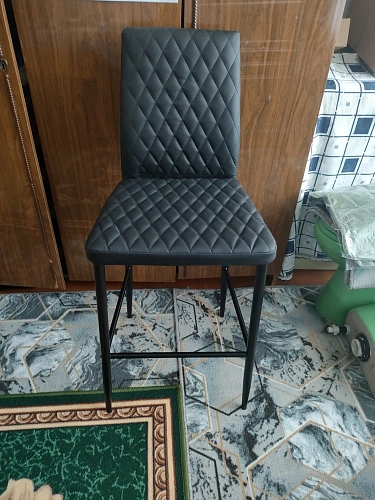 Барный стул Teon gray / chrome фото покупателя 12