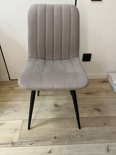 Стул на металлокаркасе Дани П бежевый / черный фото покупателя 16