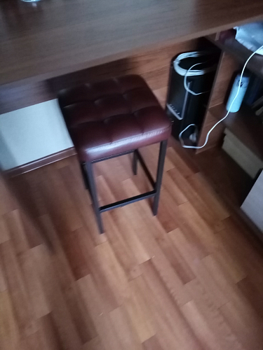 Барный стул Лофт ткань канди крем / черный матовый фото покупателя 278