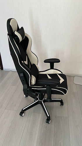 Компьютерное кресло Racer черное / бежевое фото покупателя 26