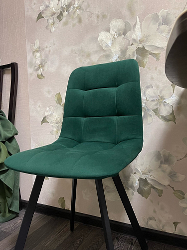 Стул на металлокаркасе Чилли бежевый / белый каркас фото покупателя 1432