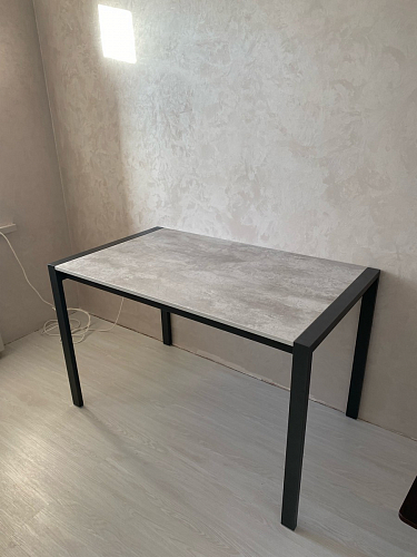 Стол Центавр бетон / графит фото покупателя 6