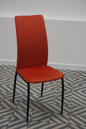 Стул на металлокаркасе Tod light blue / yellow / black из шоурума 4