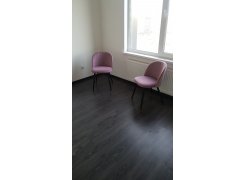 Стул на металлокаркасе Gabi 1 бежевый / черный с серебряными наконечниками фото покупателя 134