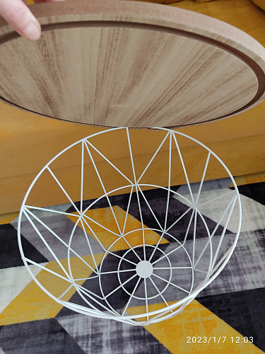 Журнальный столик Mariffa натуральный / белый фото покупателя 13