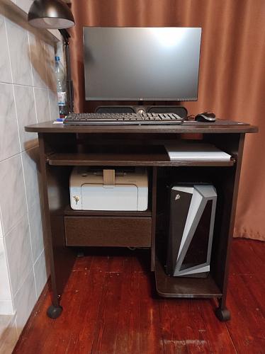 Компьютерный стол КСТ-10.1 белый фото покупателя 33