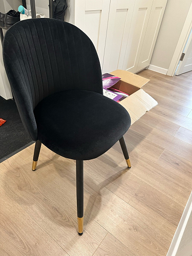 Стул на металлокаркасе Gabi 1 light purple / black фото покупателя 164