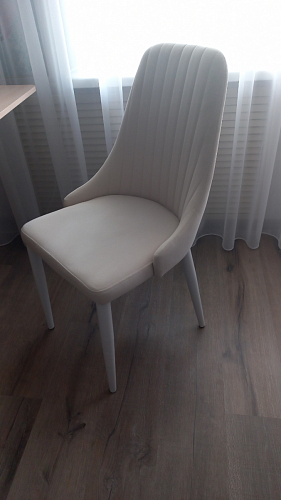 Стул на металлокаркасе Kora white / gray фото покупателя 266