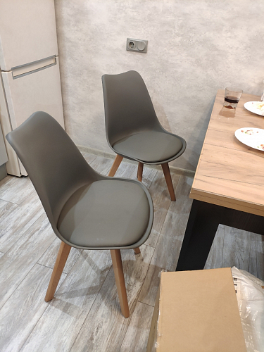 Деревянный стул Bonuss dark gray фото покупателя 135