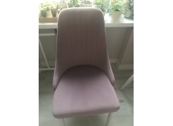 Стул на металлокаркасе Kora white / light purple фото покупателя 15