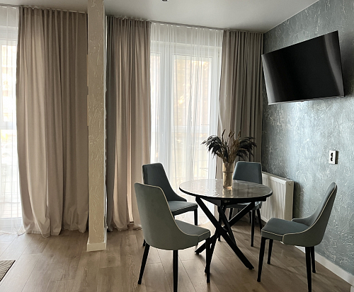 Стул на металлокаркасе Kora dark gray / black фото покупателя 302