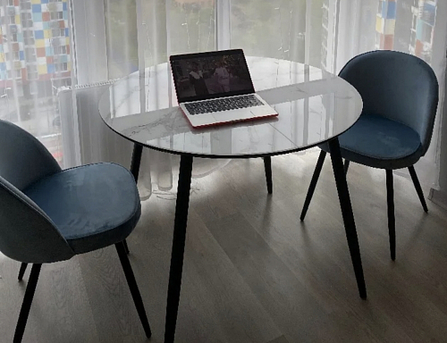 Стул на металлокаркасе Dodo khaki фото покупателя 74