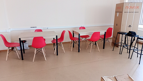 Стул Hames бирюзовый / деревянный каркас фото покупателя 4