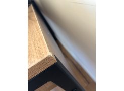 Письменный стол Леон Лофт бетон / черный матовый фото покупателя 127