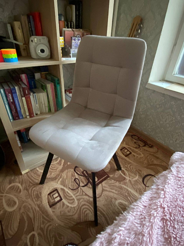 Стул на металлокаркасе Чилли зеленый / черный фото покупателя 1331