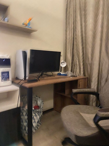 Письменный стол Битти Лофт 116х60х75 креатель / черный матовый фото покупателя 75