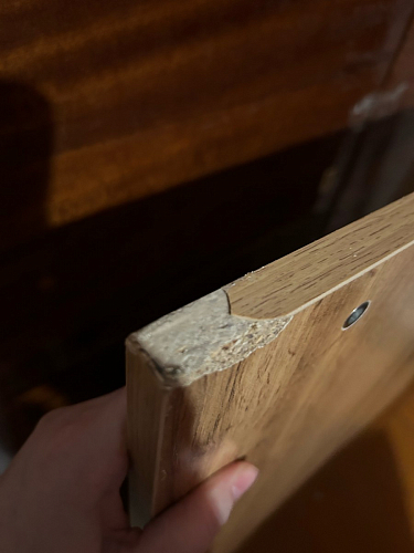 Письменный стол Битти Лофт 116х60х75 дуб делано светлый / белый матовый фото покупателя 75