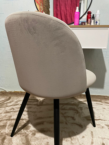 Стул на металлокаркасе Gabi 1 light purple / black фото покупателя 470