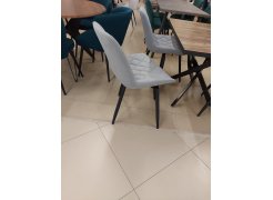 Стул на металлокаркасе Баодин К крутящийся фиолетовый teddy 944 / черный из шоурума 4