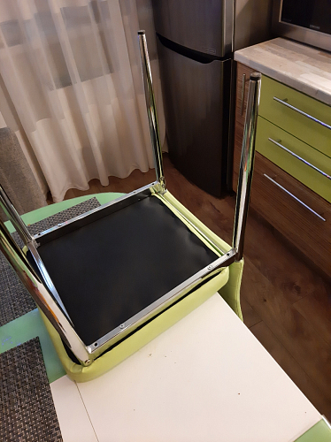 Стул на металлокаркасе DC2-001 green / black фото покупателя 32