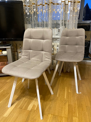 Стул на металлокаркасе Чилли зеленый / черный фото покупателя 611