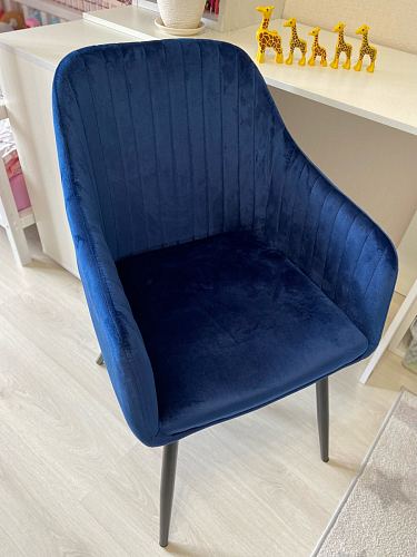 Стул на металлокаркасе Slam синий фото покупателя 115