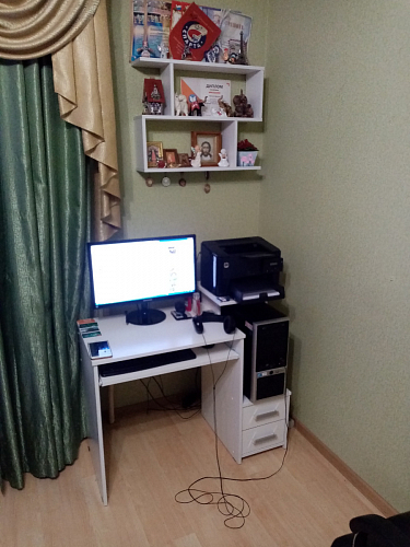 Компьютерный стол Джаз-24 левый венге фото покупателя 149