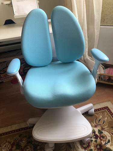 Компьютерное кресло Miracle/Миракл голубое фото покупателя 3